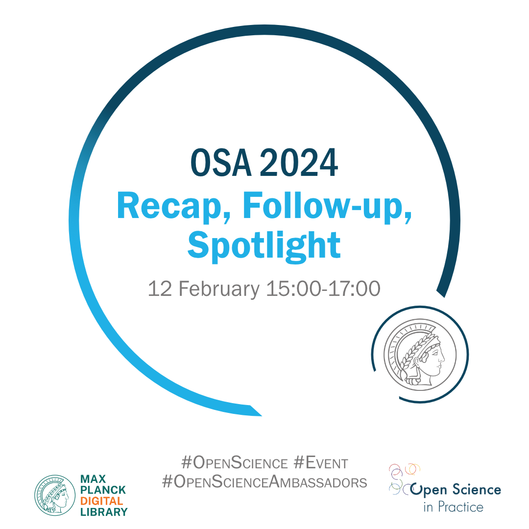 Open Science Ambassadors – Recap, Follow-up, Spotlight